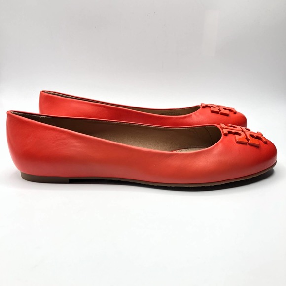 Tory Burch Lowell 2 Leather Ballet Flat Mestico Samba 9 NIB - Picture 4 of 8